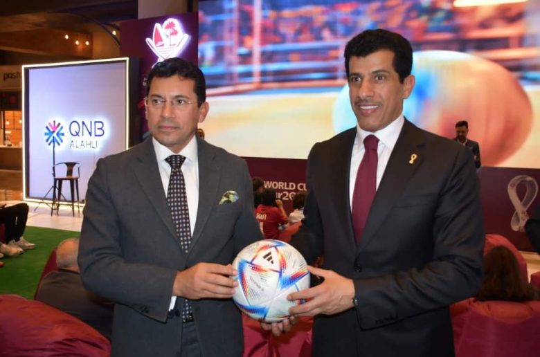 وزير الشباب يشهد احتفالات «سفارة قطر» بانطلاق بطولة كأس العالم