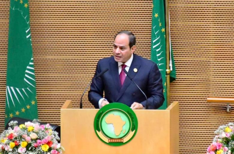 الرئيس السيسي يدعو الشركاء الدوليين لاستمرار دعمهم لتعزيز جهود إفريقيا