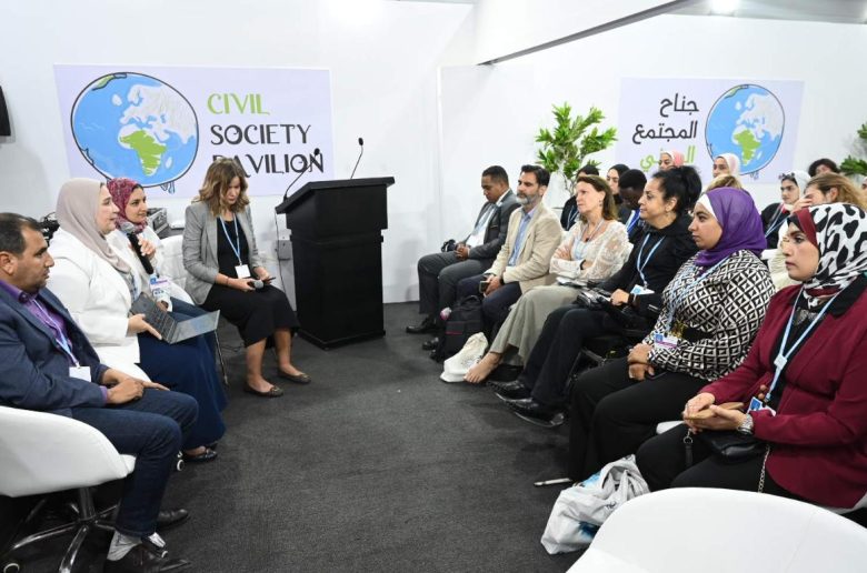 وزيرة التضامن تعقد جلسة حوارية مع «ذوي الإعاقة» بمؤتمر المناخ COP27