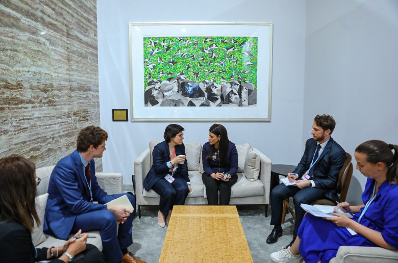 وزيرة التعاون الدولي ووزيرة المناخ البلجيكية