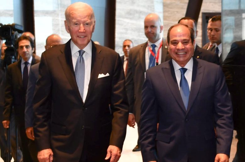 الرئيس السيسي مع نظيره الأمريكي