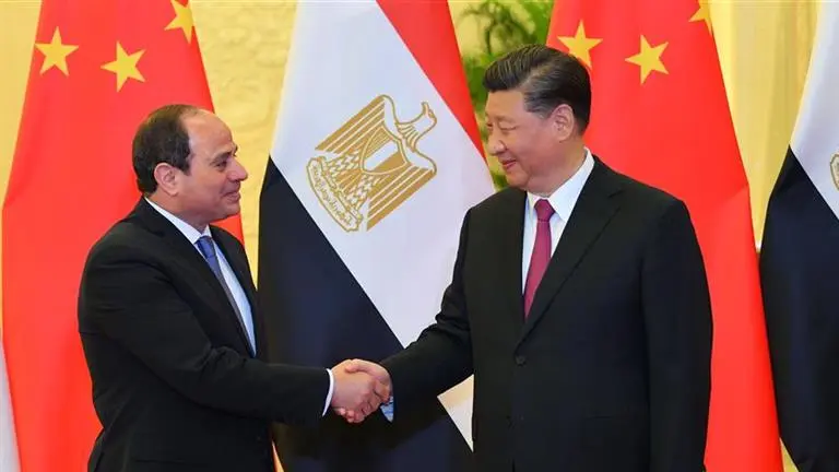 الرئيس السيسي ونظيره الصيني