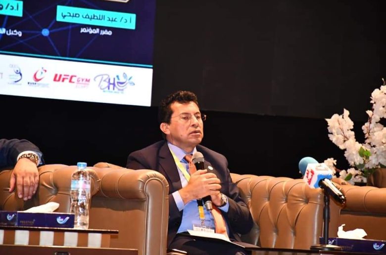وزير الشباب يشارك بالمؤتمر الدولي عن متجهات التقدم التكنولوجى لعلوم الرياضة بالوطن العربي