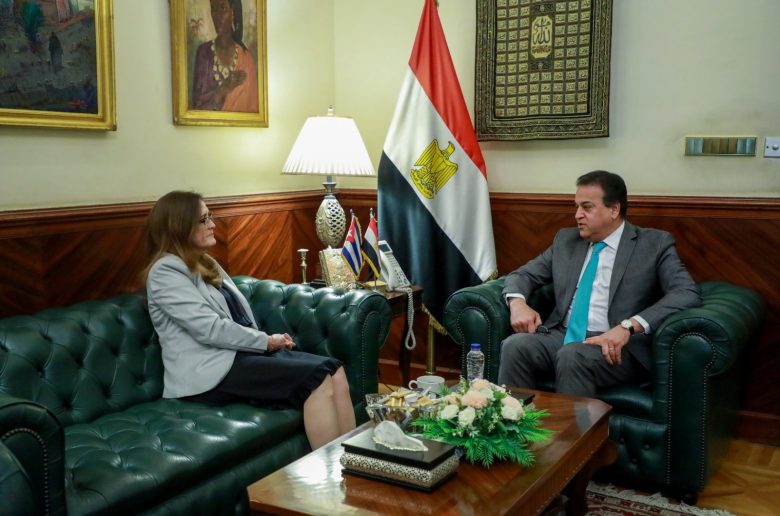 وزير الصحة يبحث مع سفير دولة كوبا في مصر سبل التعاون بالقطاع الصحي