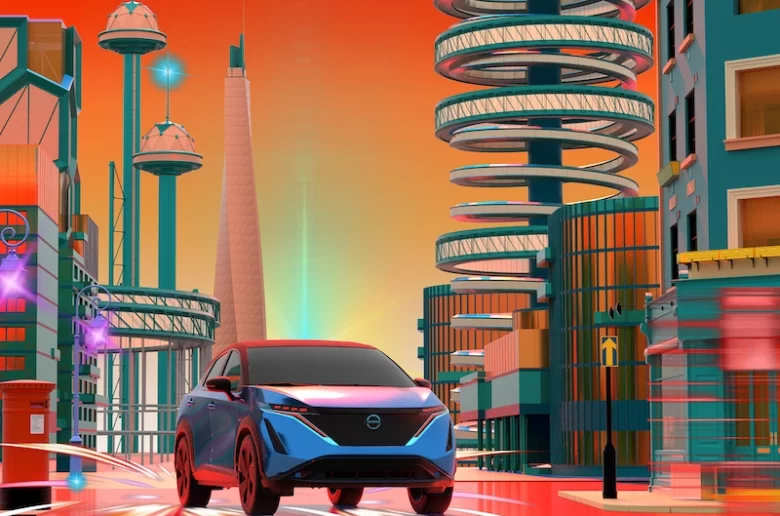 بيع سيارات نيسان في الميتافيرس