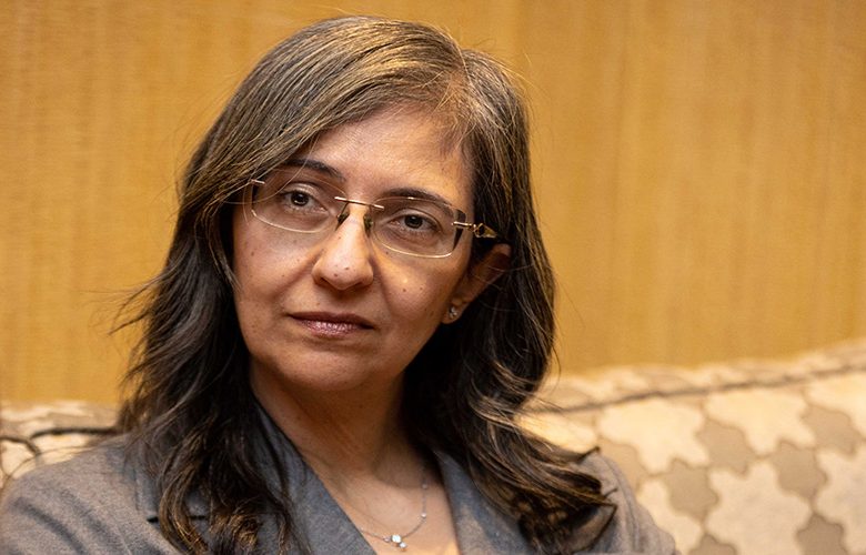 المهندسة عبير لهيطة العضو المنتدب لشركة ايجيترانس