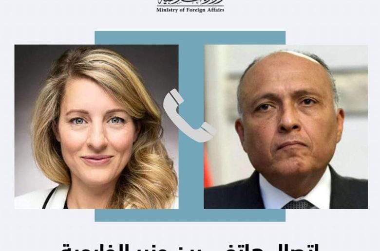 وزير الخارجية ونظيرته الكندية يبحثان تطورات الأوضاع بالسودان