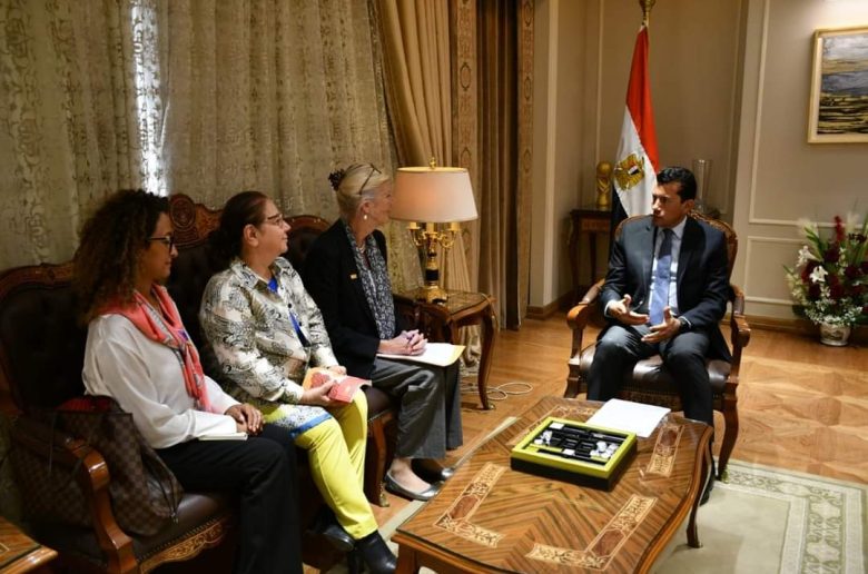 وزير الشباب يستقبل ممثل صندوق الأمم المتحدة لبحث التعاون المشترك