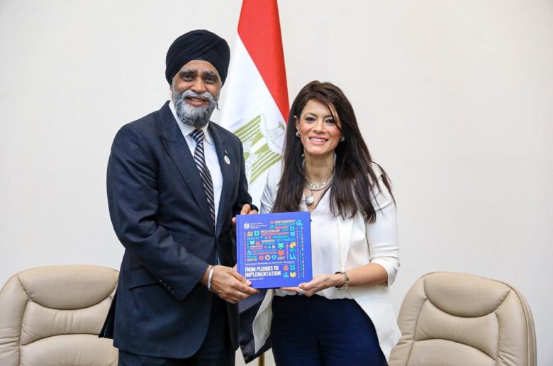 وزيرة التعاون الدولي