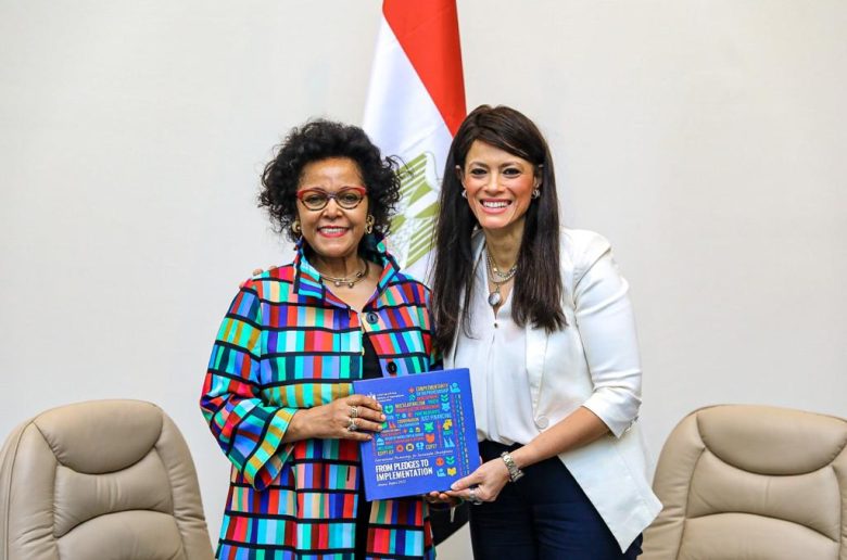 وزيرة التعاون الدولي