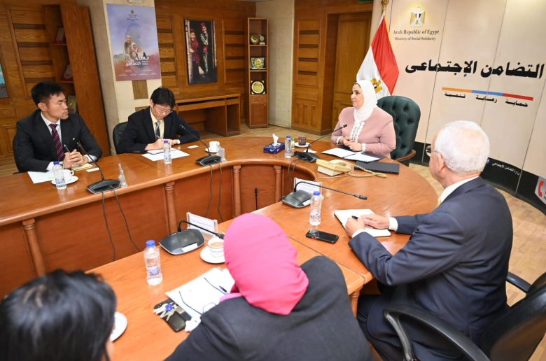 وزيرة التضامن تستقبل وفد هيئة «الجايكا» لدعم التعاون المشترك