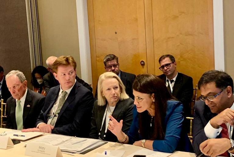 وزيرة التعاون الدولي