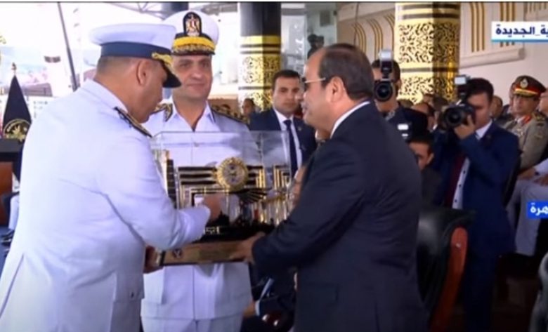 الرئيس السيسي خلال حفل تخرج دفعة 2023 من أكاديمية الشرطة