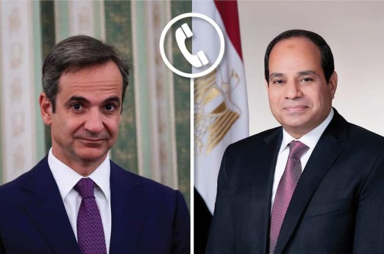 الرئيس السيسي يبحث تطورات التصعيد بقطاع غزة مع رئيس وزراء اليونان