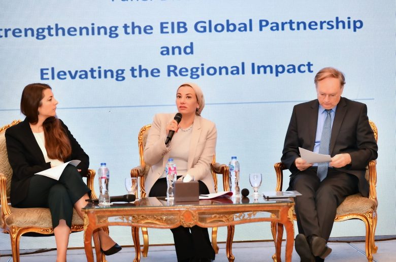 جانب من مشاركتها في الحلقة النقاشية