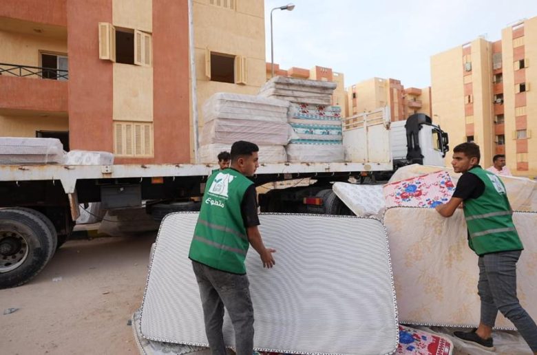 مصر الخير تتكفل بتوفير خدمات الإعاشة لمرافقي الجرحى والمصابين من غزة