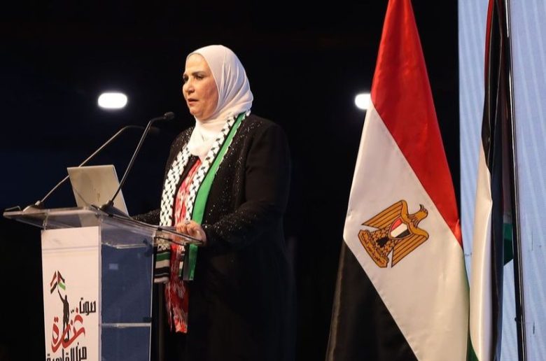 وزيرة التضامن: القضية الفلسطينية في مقدمة اهتمامات الدولة لأكثر من 7 عقود
