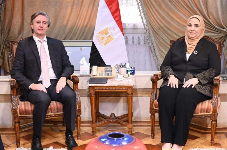 وزيرة التضامن وممثل الأمم المتحدة يبحثان تنفيذ بروتوكول تعزيز القدرات