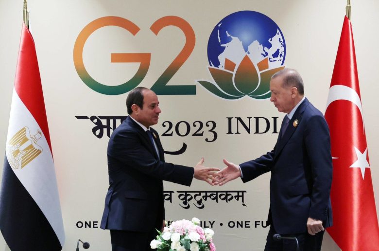 قمة مصرية تركية