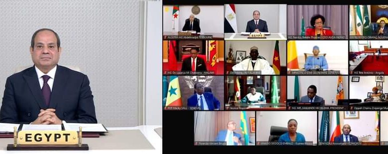 الرئيس السيسي يترأس أعمال اللجنة التوجيهية لرؤساء دول وحكومات «النيباد»