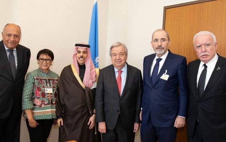 وزراء خارجية القمة العربية الإسلامية المشتركة يدعون لوقف إطلاق النار