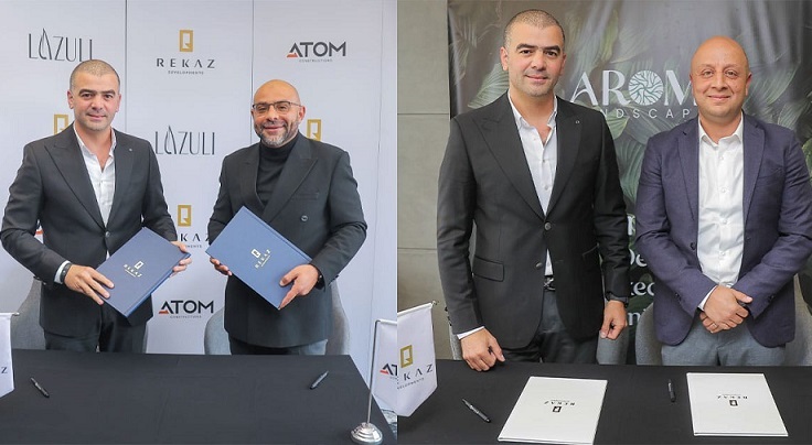 «ركاز للتطوير» تتعاقد مع «Atom» و«AROMA» لاستكمال تنفيذ أعمال بمرحلتين في مشروع «Lazuli»