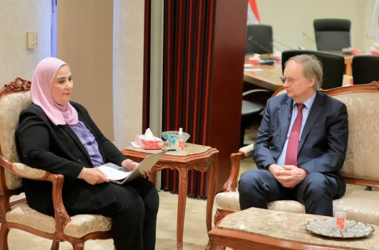 وزيرة التضامن تبحث تطورات الأوضاع الإنسانية في قطاع غزة