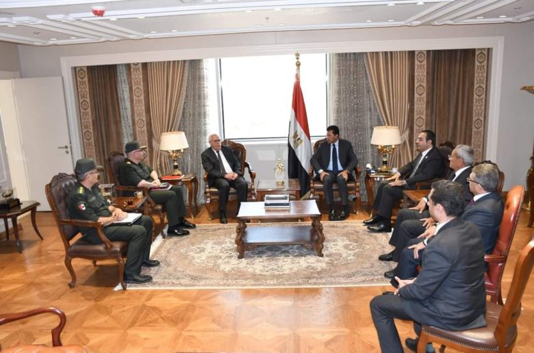 وزير الرياضة يتابع مستجدات سير الأعمال الجارية لإنشاء استاد بورسعيد الجديد