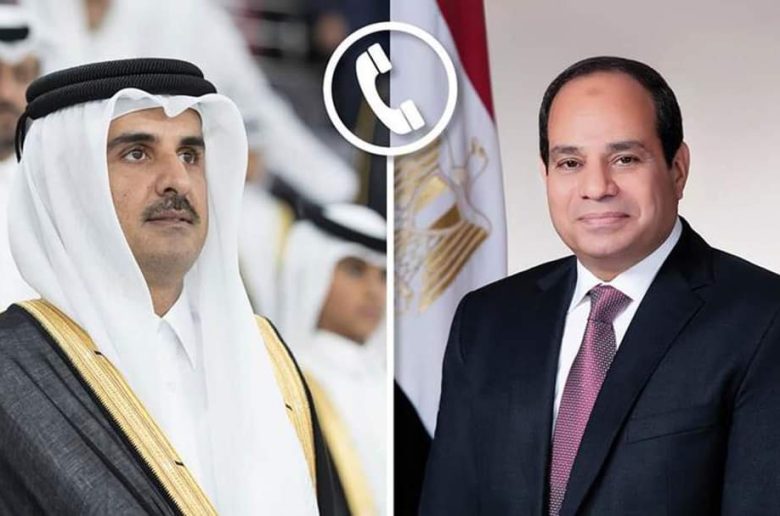 الرئيس السيسي وأمير قطر يبحثان جهود وقف إطلاق النار في غزة وإنفاذ المساعدات