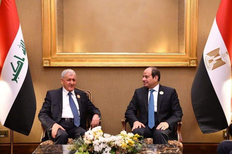 الرئيس السيسي يؤكد دعم مصر لاستقرار الأوضاع بالعراق والحفاظ على وحدته