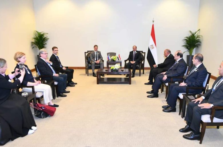 الرئيس السيسي ورئيس وزراء سلوفينيا يبحثان العلاقات الثنائية بين البلدين