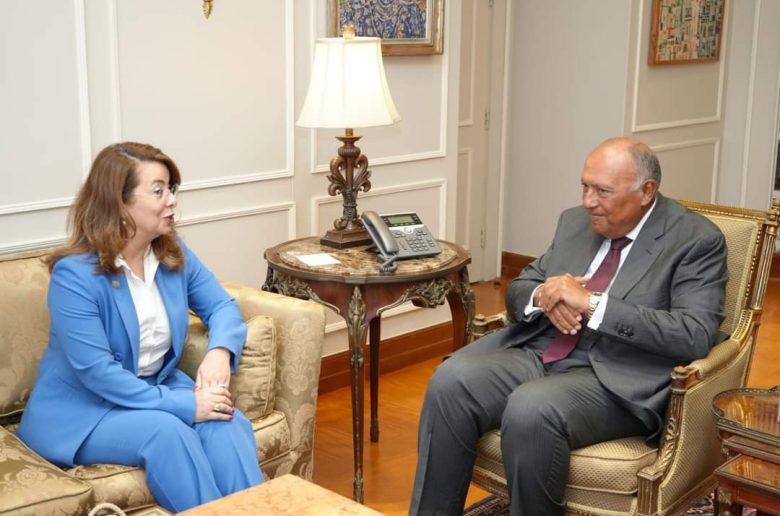 وزير الخارجية يلتقي بالمديرة التنفيذية لمكتب الأمم المتحدة المعني بالمخدرات والجريمة