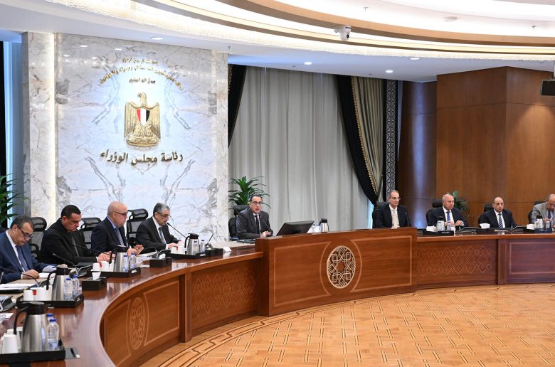 جانب من الاجتماع بمجلس الوزراء