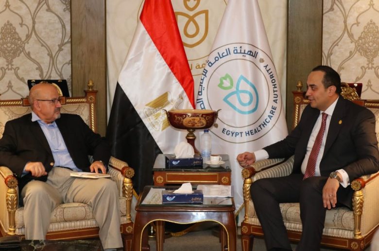 لقاء الدكتور أحمد السبكي مع ممثل منظمة الصحة العالمية