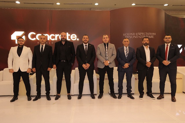 جانب من مؤتمر اطلاق شركة «Concrete Developments» مشروعين جديدين