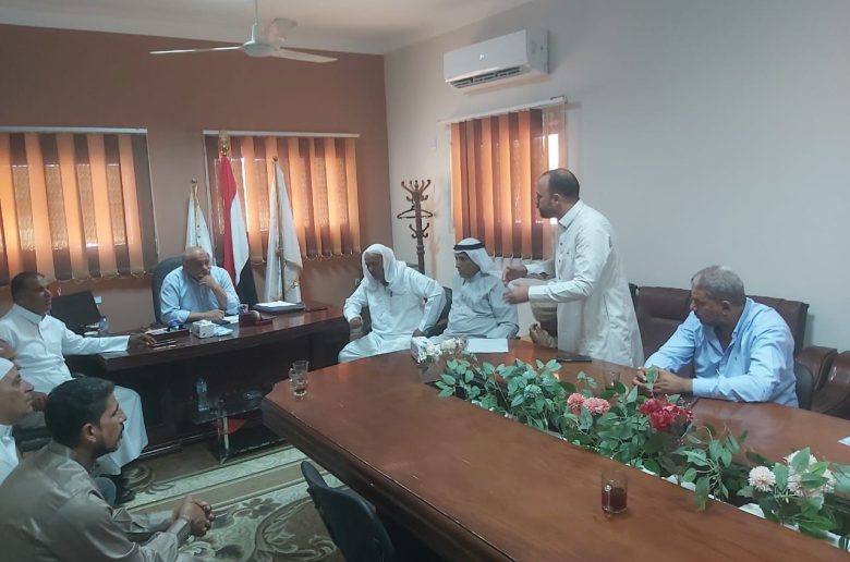 خلال لقاء رئيس جهاز مدينة بورسعيد الجديدة مع شيوخ ورؤساء القبائل