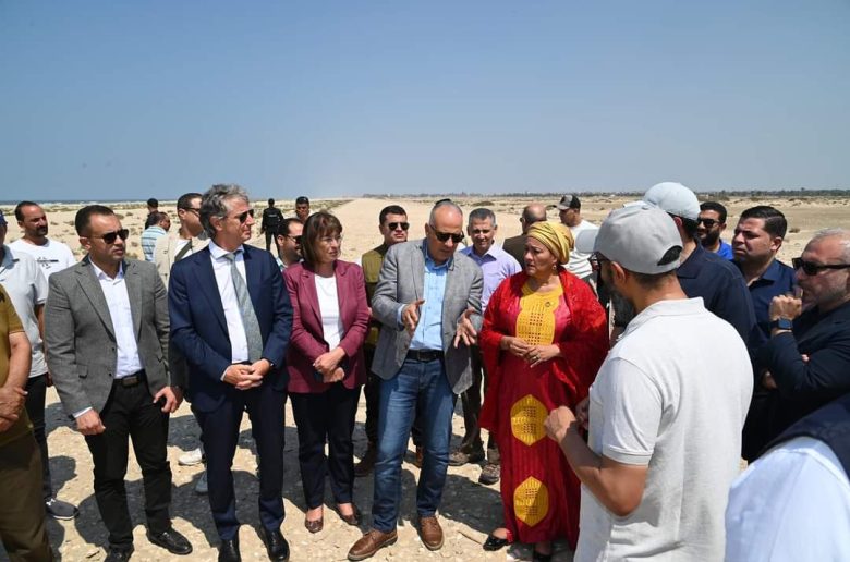 وزير الري يتفقد مواقع حماية الشواطئ ضمن «مشروع تعزيز التكيف مع تغير المناخ» في دمياط