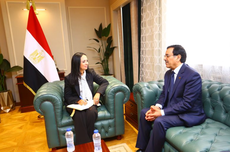 وزيرة التضامن تبحث المدير العام للمنظمة العربية للتنمية الإدارية تعزيز أوجه التعاون