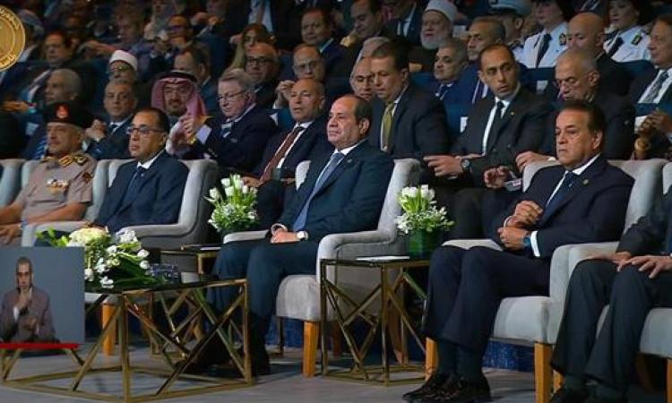 الرئيس عبدالفتاح السيسي خلال مؤتمر السكان والصحة