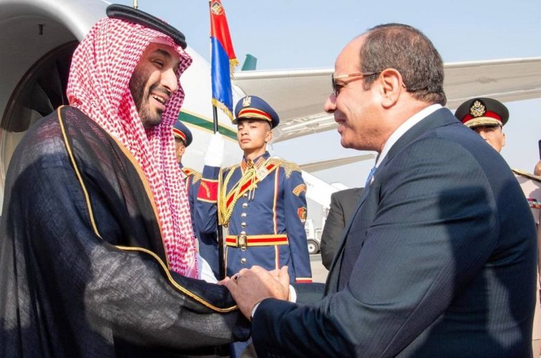الرئيس السيسي مع الأمير محمد بن سلمان