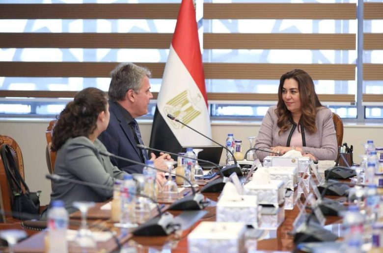 وزيرة التنمية المحلية تبحث مجالات التعاون المشترك مع مؤسسة هانس زايدل الألمانية