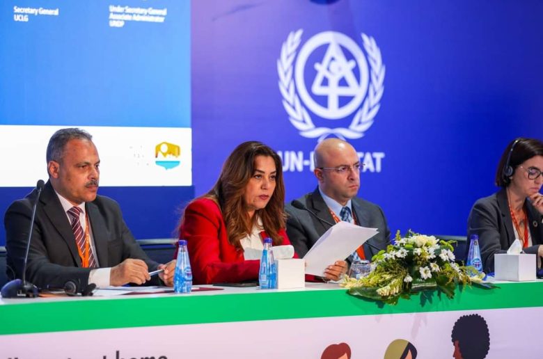 وزيرة التنمية المحلية تشارك بجلسة تمكين المجتمعات المحلية والقطاع الخاص بالمنتدى الحضري العالمي 