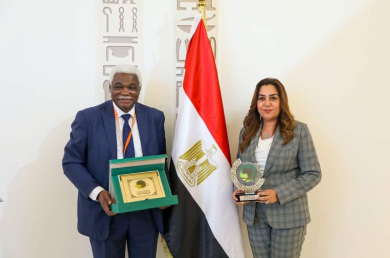 وزيرة التنمية المحلية تلتقي مع سكرتير عام منظمة المدن والحكومات المحلية المتحدة الأفريقية