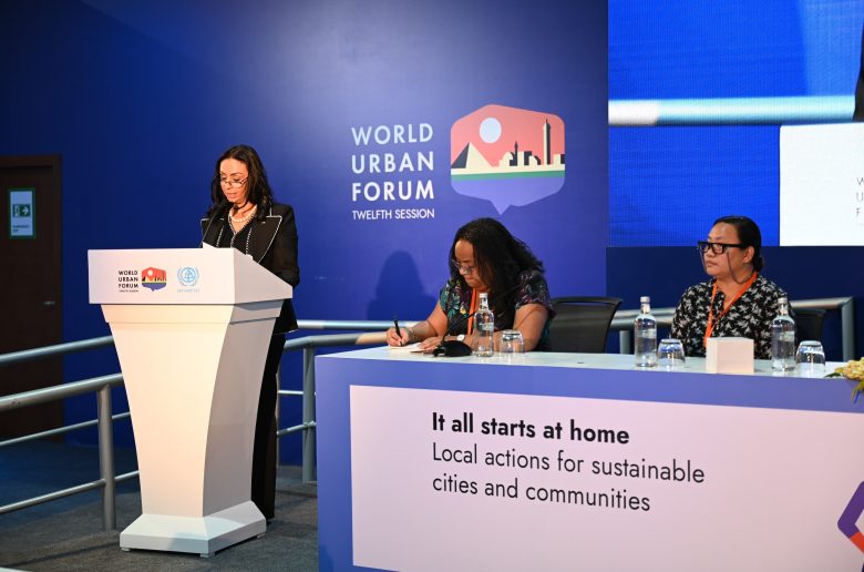 وزيرة التضامن تشارك بجلسة «التعاون المجتمعي» ضمن المنتدى الحضري العالمي 