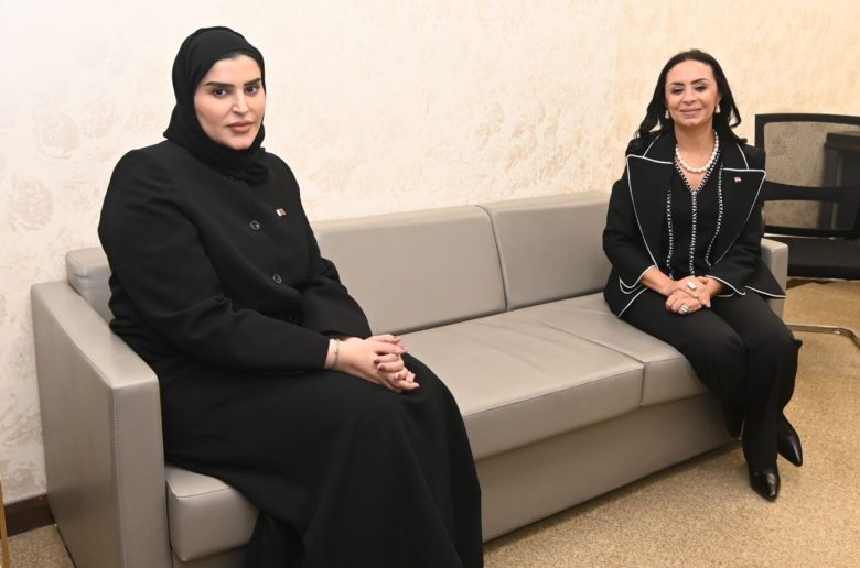 وزيرة التضامن تبحث مع وزيرة التنمية الاجتماعية القطرية التعاون بمجال الأسرة المنتجة