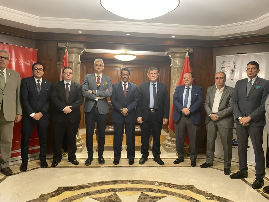 قيادات مصر للتأمين والاتحاد العربي للمخلصين الجمركيين