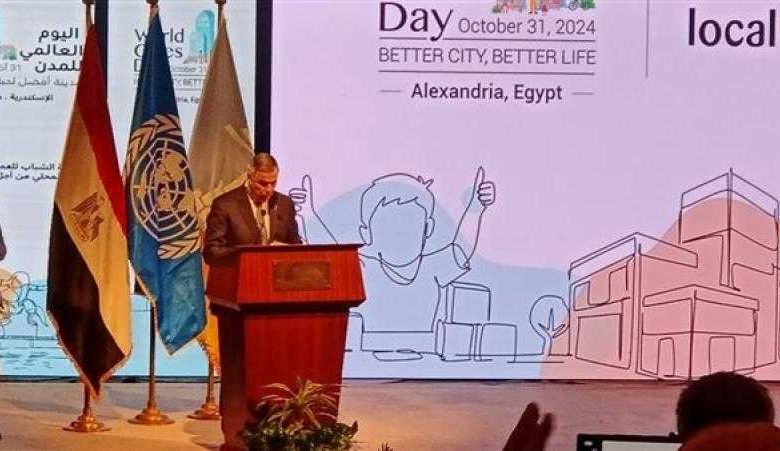 الفريق أحمد خالد حسن سعيد محافظ الإسكندرية