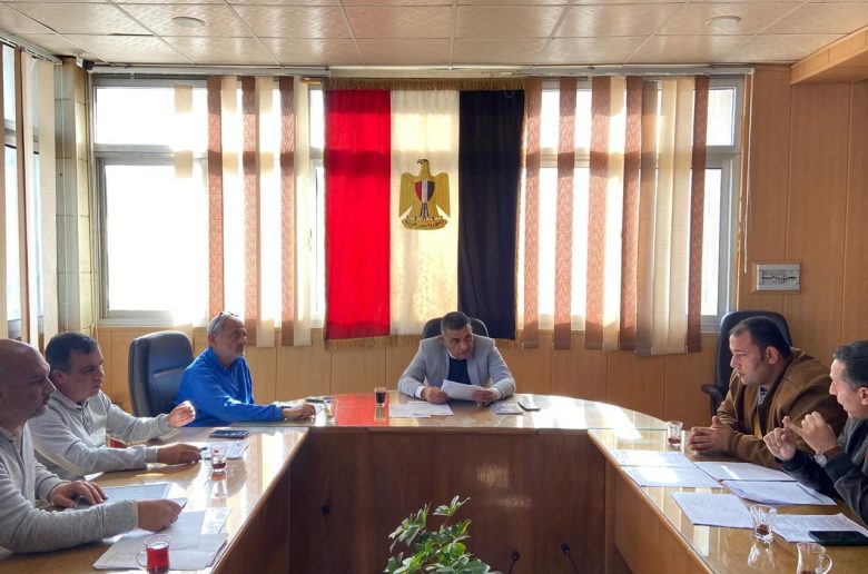 جانب من لقاء رئيس جهاز دمياط الجديدة