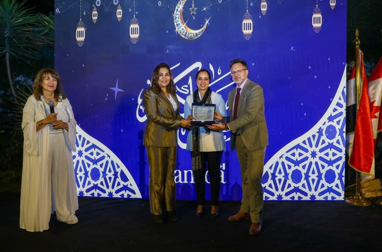 وزيرة التنمية المحلية تشهد احتفالية السفارة الكندية بيوم المرأة المصرية