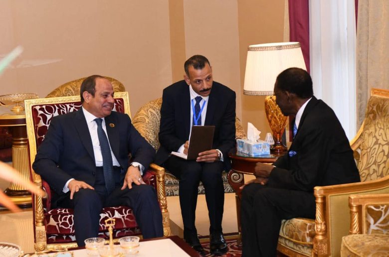 الرئيس السيسي يبحث تعزيز العلاقات والتعاون بمختلف المجالات مع  غينيا الاستوائية
